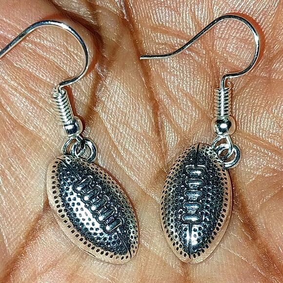 Super cute football sports earrings for women and kids - Picture 3 of 5